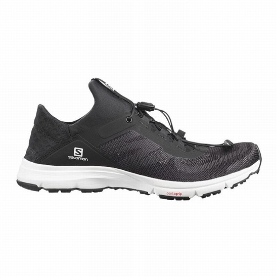 Black / White Women's Salomon AMPHIB BOLD 2 Water Shoes | 637-XFMRWJ