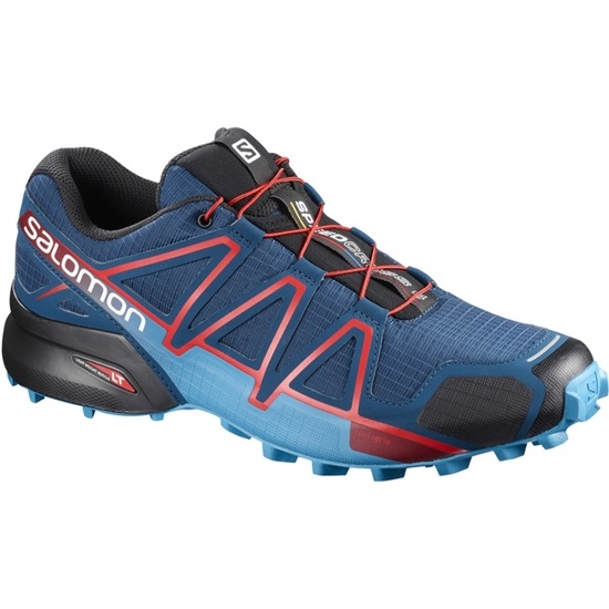 Navy / Black Men's Salomon SPEEDCROSS 4 Trail Running Shoes | 389-CKDMLA