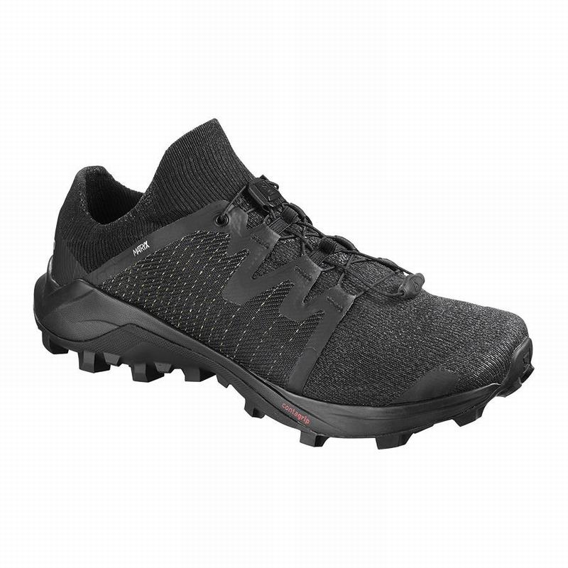 Black Men\'s Salomon CROSS /PRO Trail Running Shoes | 805-MGRPIO