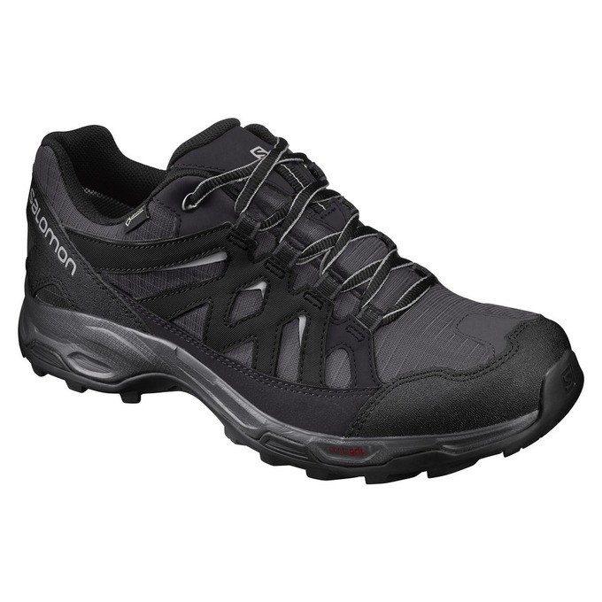 Black Men\'s Salomon EFFECT GTX Hiking Shoes | 973-FOXBCK