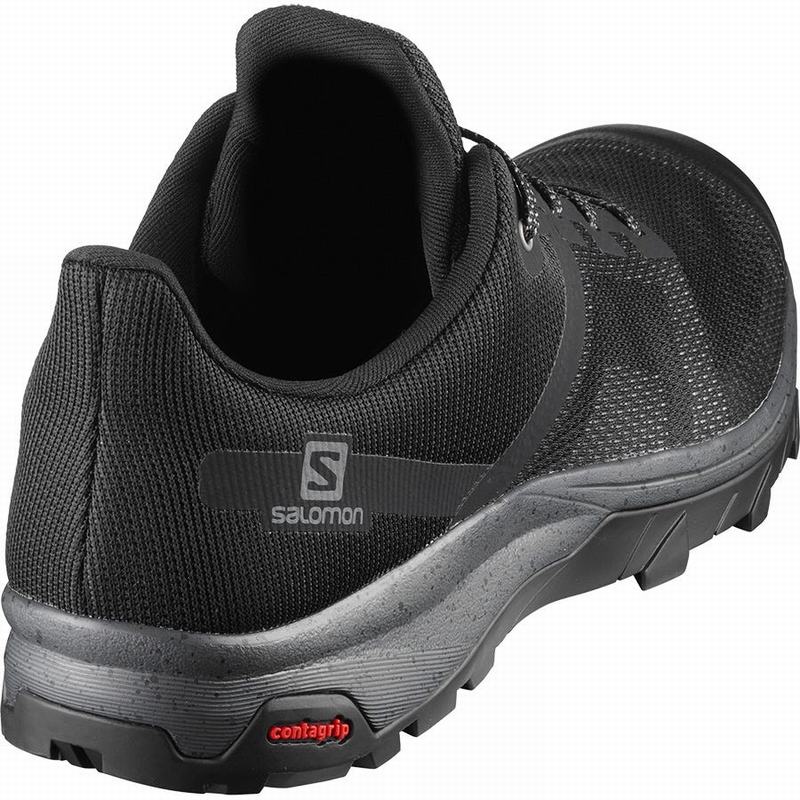 Black Men's Salomon OUTLINE PRISM Hiking Shoes | 780-DIPEGR