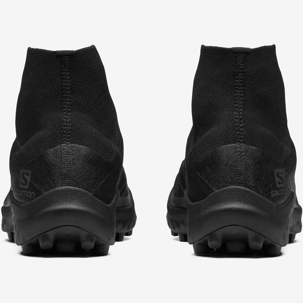 Black Men's Salomon S/LAB CROSS LTD Sneakers | 517-DXYNFW