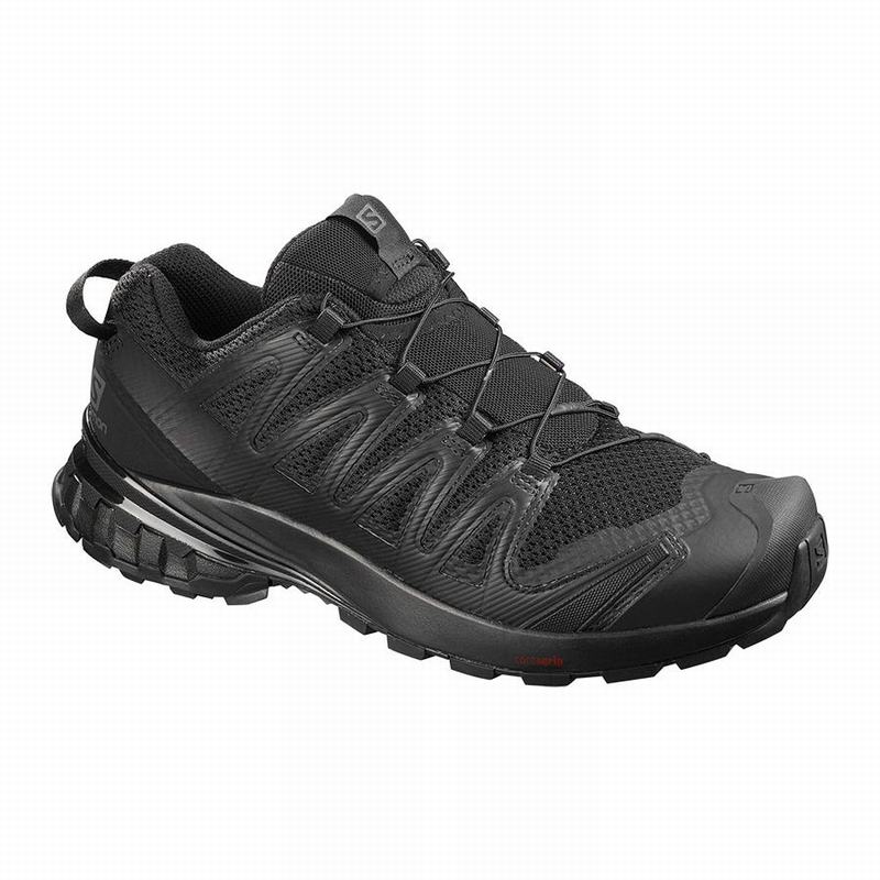 Black Men\'s Salomon XA PRO 3D V8 Hiking Shoes | 210-UGKFYT