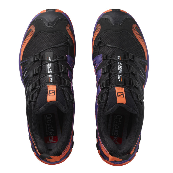 Black / Orange Women's Salomon XA PRO 3D GTX LTD W Trail Running Shoes | 235-BIOSMA