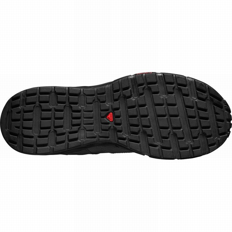 Black / Red Men's Salomon ODYSSEY GTX Hiking Shoes | 167-KVMJPN