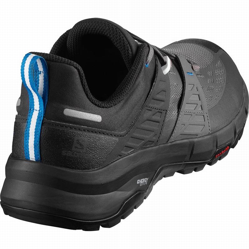 Black / Royal Men's Salomon ODYSSEY Hiking Shoes | 605-KZNRSY
