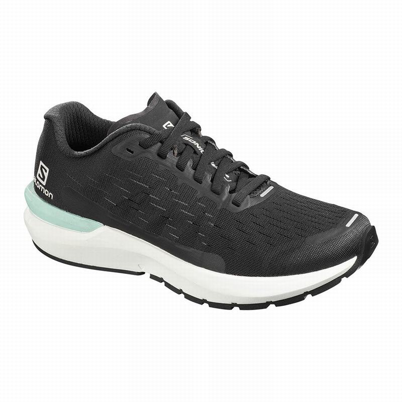 Black / White Women\'s Salomon SONIC 3 BALANCE W Running Shoes | 916-UDFITR