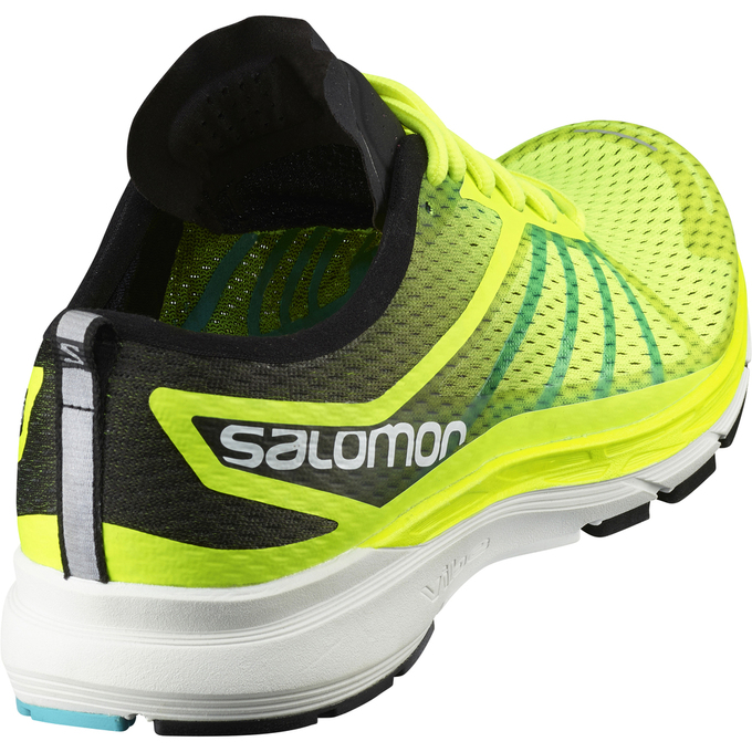 Blue / Navy Men's Salomon SONIC RA PRO Running Shoes | 156-TAMLBH