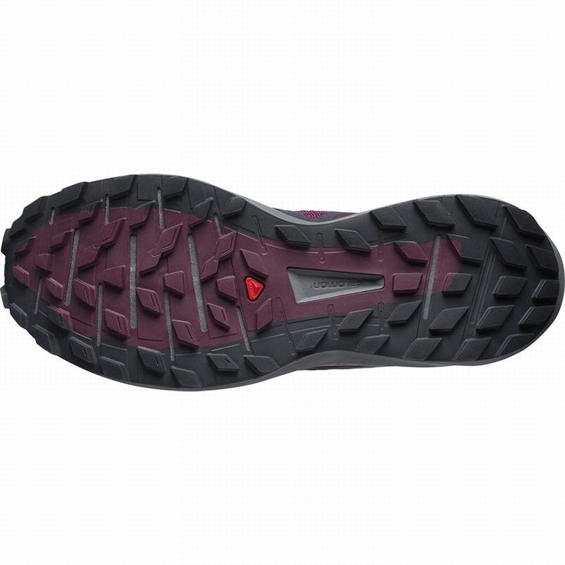 Burgundy Women's Salomon SENSE RIDE 4 Running Shoes | 271-YLUBET