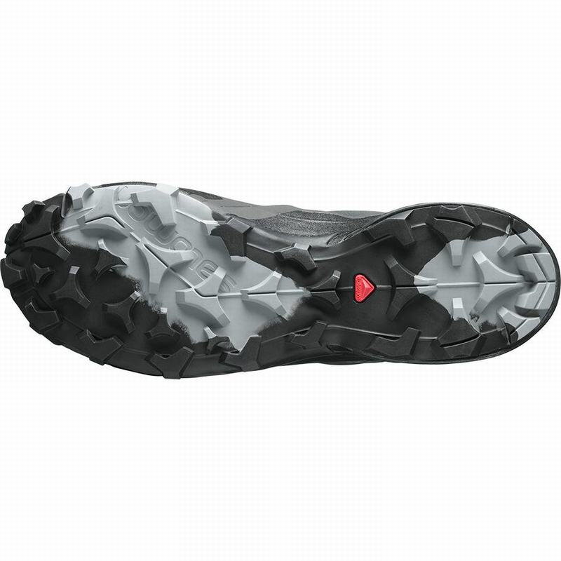 Dark Grey / Black Men's Salomon CROSS HIKE GORE-TEX Hiking Shoes | 789-MPORFG