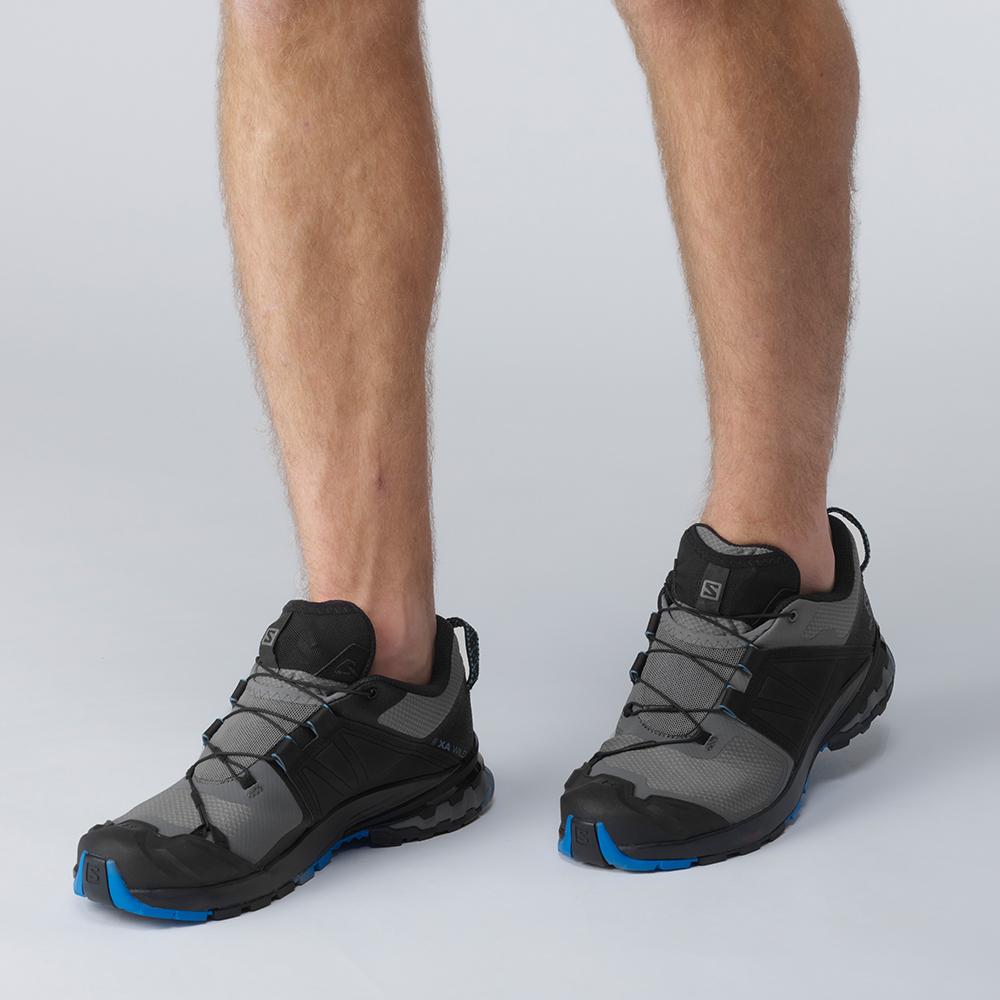 Gray Men's Salomon XA WILD Trail Running Shoes | 910-WPNMIQ