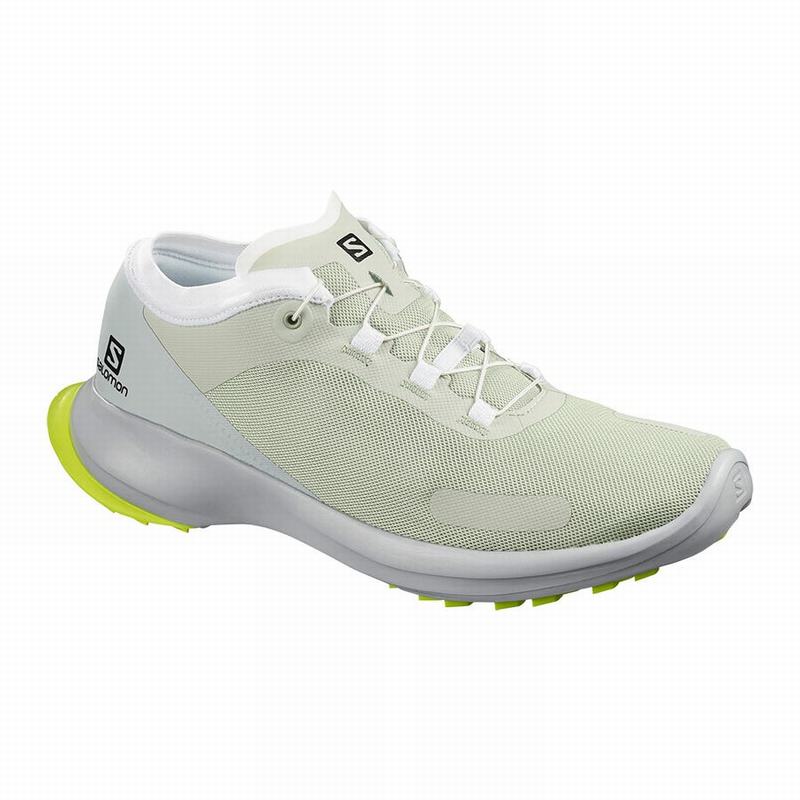Light Green Men\'s Salomon SENSE FEEL Trail Running Shoes | 704-JALEIX