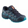 Navy / Blue Kids' Salomon XA PRO 3D CSWP K Trail Running Shoes | 742-MAQFNZ
