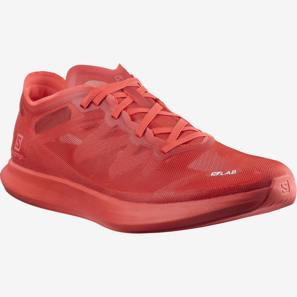 Red Men's Salomon S/LAB PHANTASM Trail Running Shoes | 083-ZTSDUC