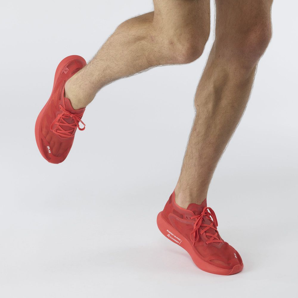 Red Men's Salomon S/LAB PHANTASM Trail Running Shoes | 083-ZTSDUC