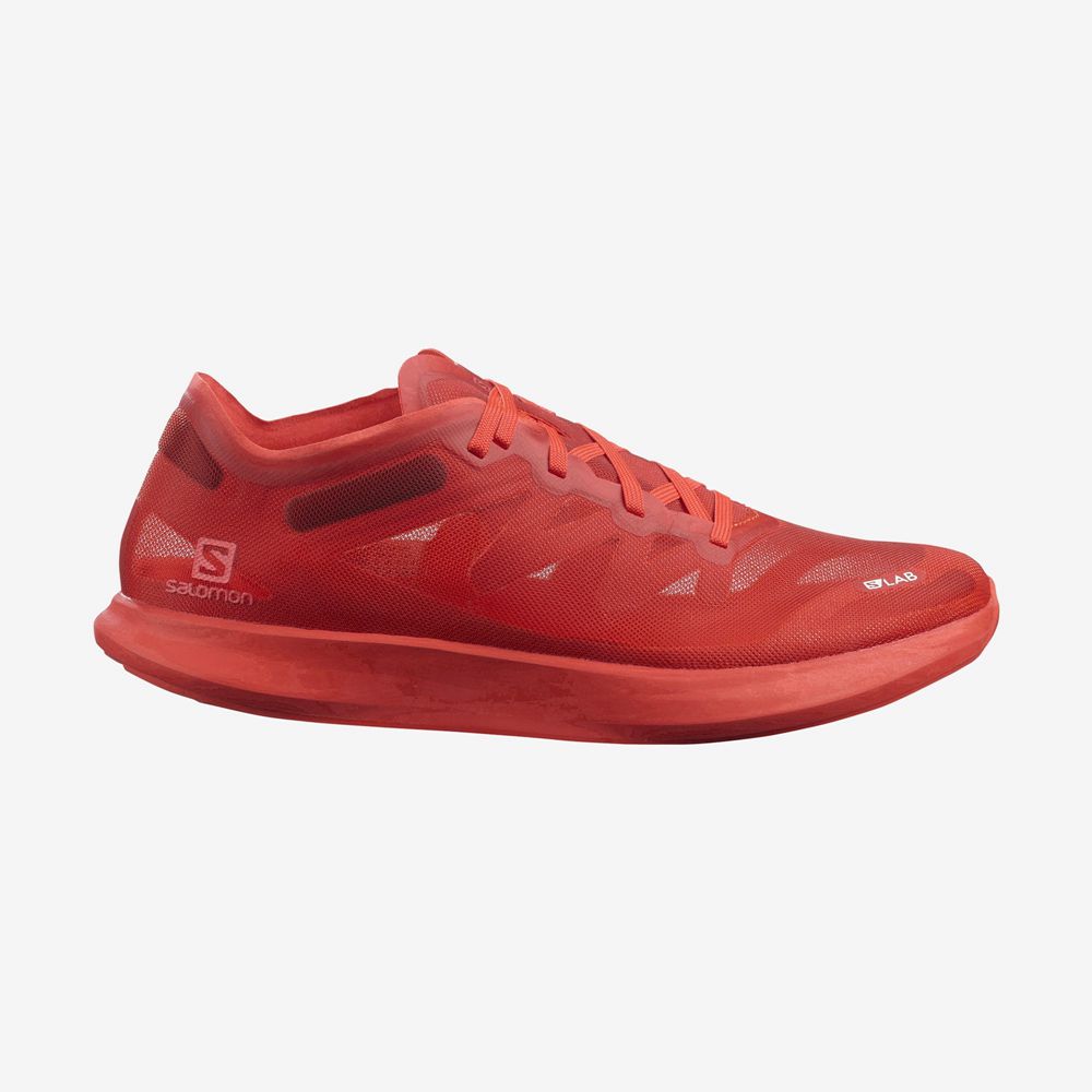 Red Men\'s Salomon S/LAB PHANTASM Trail Running Shoes | 083-ZTSDUC