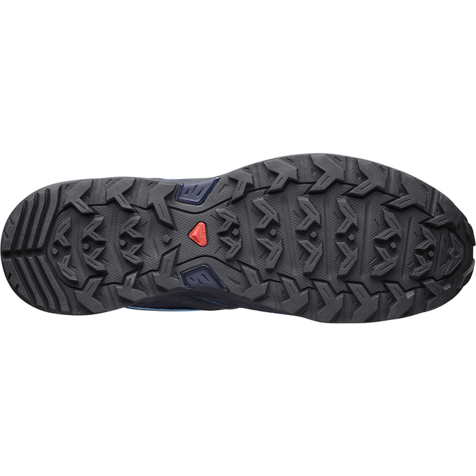Red / Orange Men's Salomon X ULTRA 3 GTX Hiking Shoes | 168-PBAWFQ