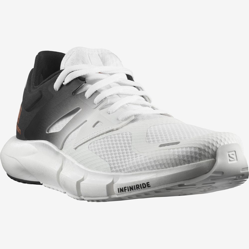 White / Black Men's Salomon PREDICT 2 Running Shoes | 371-TNUDYL