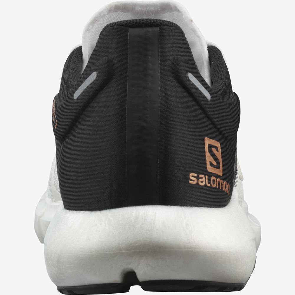White / Black Men's Salomon PREDICT 2 Running Shoes | 371-TNUDYL