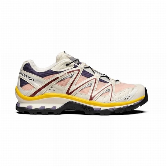 Beige / Pink Men's Salomon XT-QUEST Trail Running Shoes | 759-MBKQVE