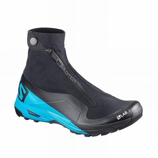 Black / Blue Men's Salomon S/LAB XA ALPINE 2 Trail Running Shoes | 805-WMDALY