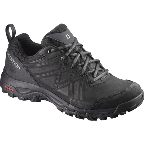 Black Men's Salomon EVASION 2 LTR Hiking Shoes | 425-MFAWCQ