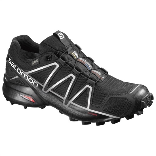 Black Men's Salomon SPEEDCROSS 4 GTX Trail Running Shoes | 536-SBFZLM