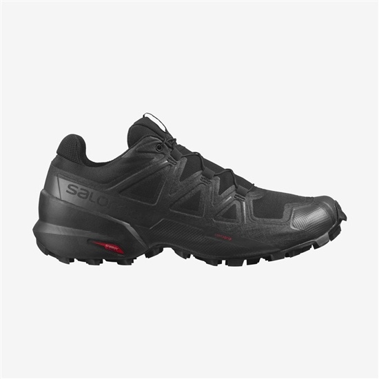 Black Men's Salomon SPEEDCROSS 5 Trail Running Shoes | 647-AFMCJO