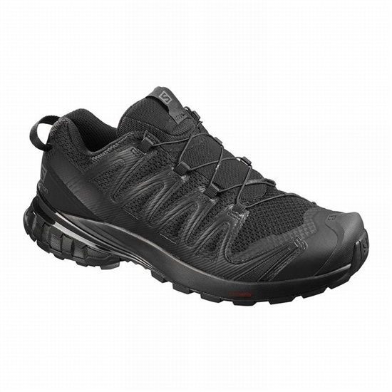 Black Men's Salomon XA PRO 3D V8 Trail Running Shoes | 975-OVLJWM