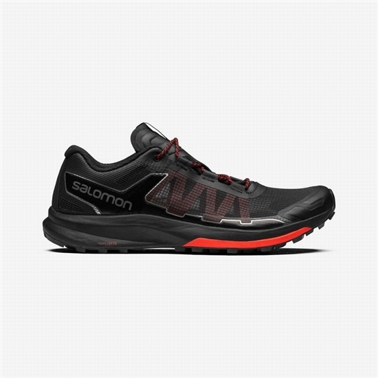 Black / Red Women's Salomon ULTRA RAID Trail Running Shoes | 371-TFYDKB