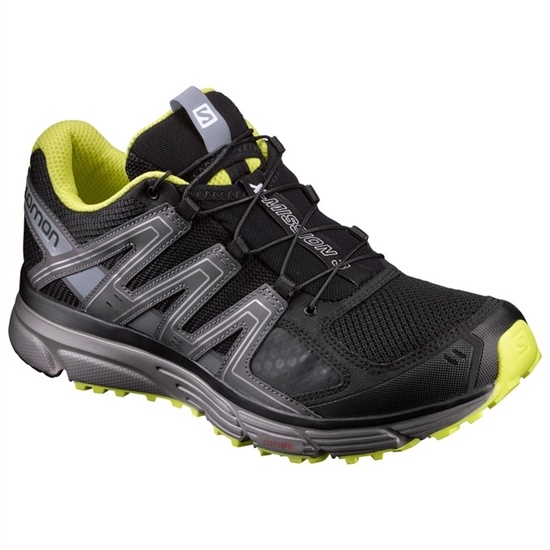 Black / Silver Men's Salomon X-MISSION 3 Trail Running Shoes | 598-ODLGPY