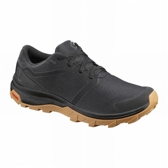 Black Women's Salomon OUTBOUND GTX W Hiking Shoes | 436-VTCYOE