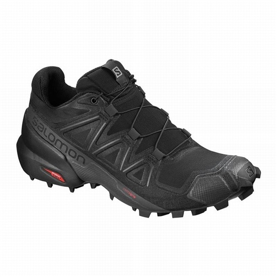 Black Women's Salomon SPEEDCROSS 5 Trail Running Shoes | 963-DRGKJN