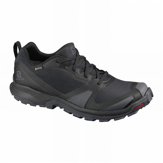Black Women's Salomon XA COLLIDER GTX W Trail Running Shoes | 850-TUQZLH