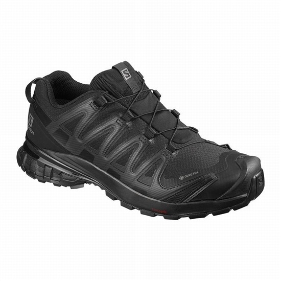 Black Women's Salomon XA PRO 3D V8 GORE-TEX Hiking Shoes | 516-UALOHF