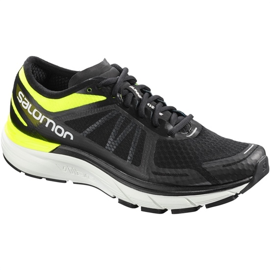 Black / Yellow Men's Salomon SONIC RA MAX Running Shoes | 456-JGAMXP