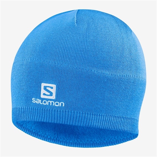Blue Men's Salomon RS WARM Hats | 140-NMTVZF