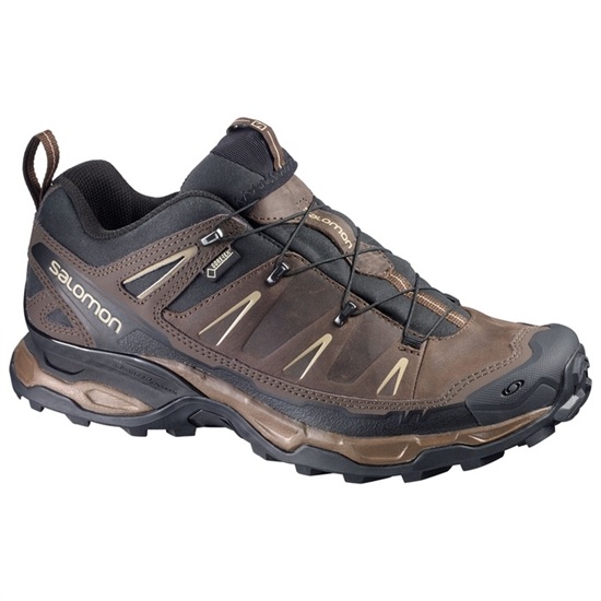 Brown Black Men's Salomon X ULTRA LTR GTX Hiking Shoes | 087-KXCQGH