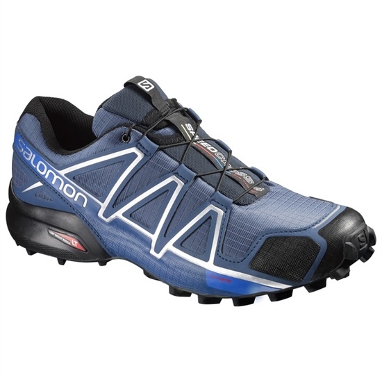 Deep Blue / Black Men's Salomon SPEEDCROSS 4 Trail Running Shoes | 294-SLKNZC