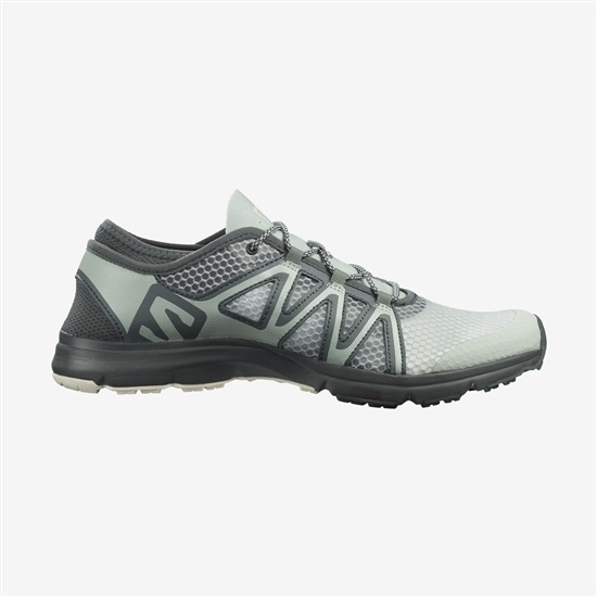 Gray Men's Salomon CROSSAMPHIBIAN SWIFT 2 Hiking Shoes | 907-JQUKFH