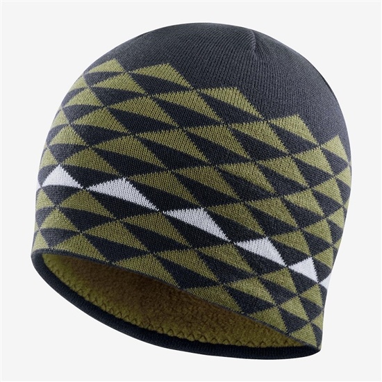 Green Men's Salomon GRAPHIC Hats | 807-ICSQYH