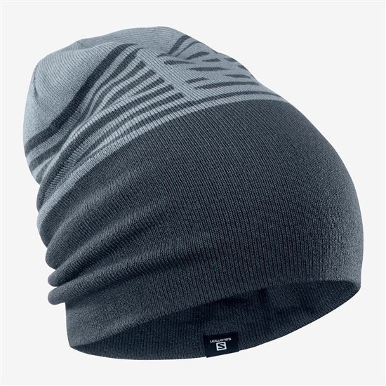 Grey Men's Salomon FLATSPIN REVERSIBLE Hats | 278-WAHULS