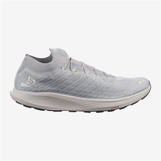 Grey Men's Salomon S/LAB PULSAR Trail Running Shoes | 189-OJDPGA
