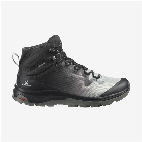 Grey Women's Salomon VAYA MID GORE-TEX Hiking Shoes | 208-DPVBYT