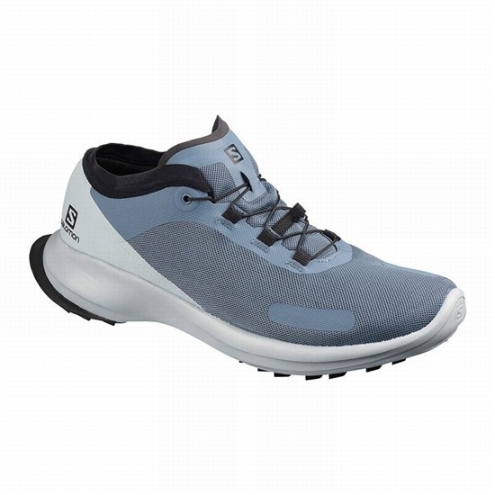 Light Blue Men's Salomon SENSE FEEL Trail Running Shoes | 926-OWUXNP