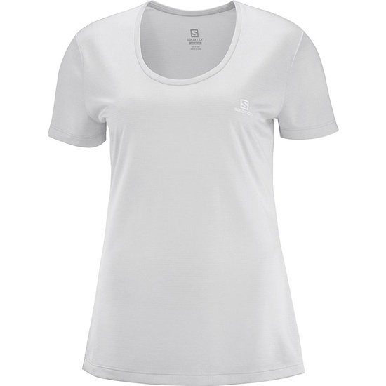 Light Grey Women's Salomon AGILE SS W T Shirts | 904-GOAYFS
