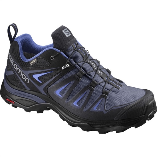 Navy / Black Women's Salomon X ULTRA 3 GTX W Hiking Shoes | 183-BCWFGP