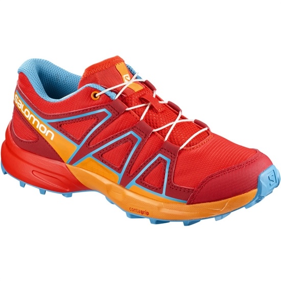 Orange Kids' Salomon SPEEDCROSS J Trail Running Shoes | 539-GXCWSY
