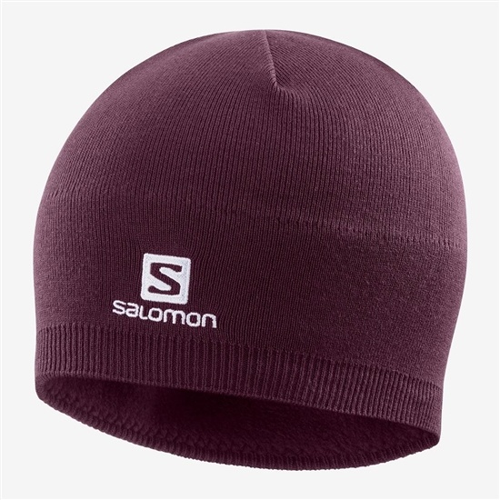 Purple Men's Salomon RS WARM Hats | 795-MFGTHS