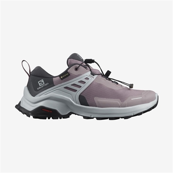Purple Women's Salomon X RAISE GORE-TEX Hiking Shoes | 152-UPFXQK